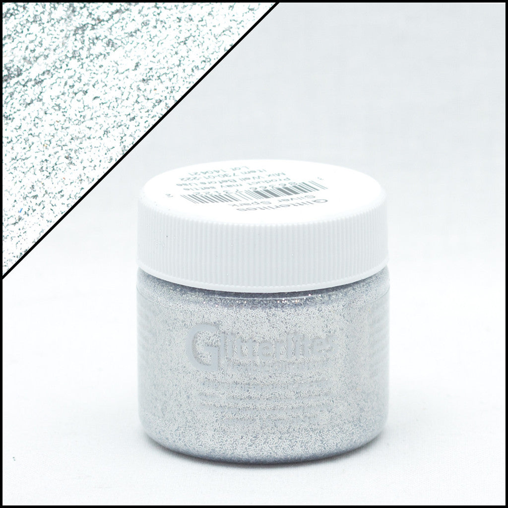 Angelus Glitterlites Silver Spark Βαφή Δέρματος 1oz